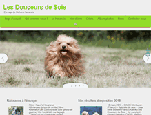 Tablet Screenshot of douceursdesoie.com
